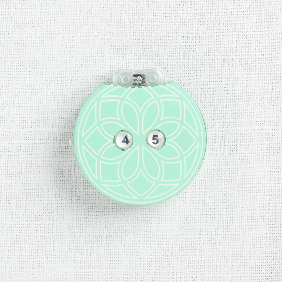 Mindful Teal Row Counter