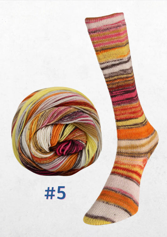Eclectic Sock- 40% off, final sale. Discount reflected in cart.