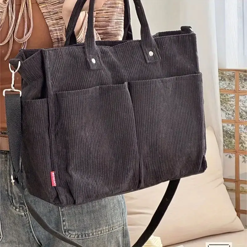 Corduroy Tote Bag