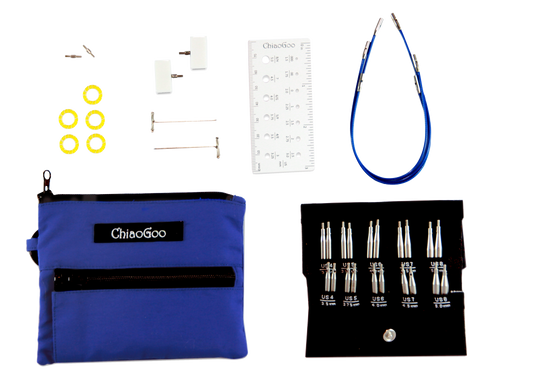ChiaoGoo Twist Blue Shorties Set